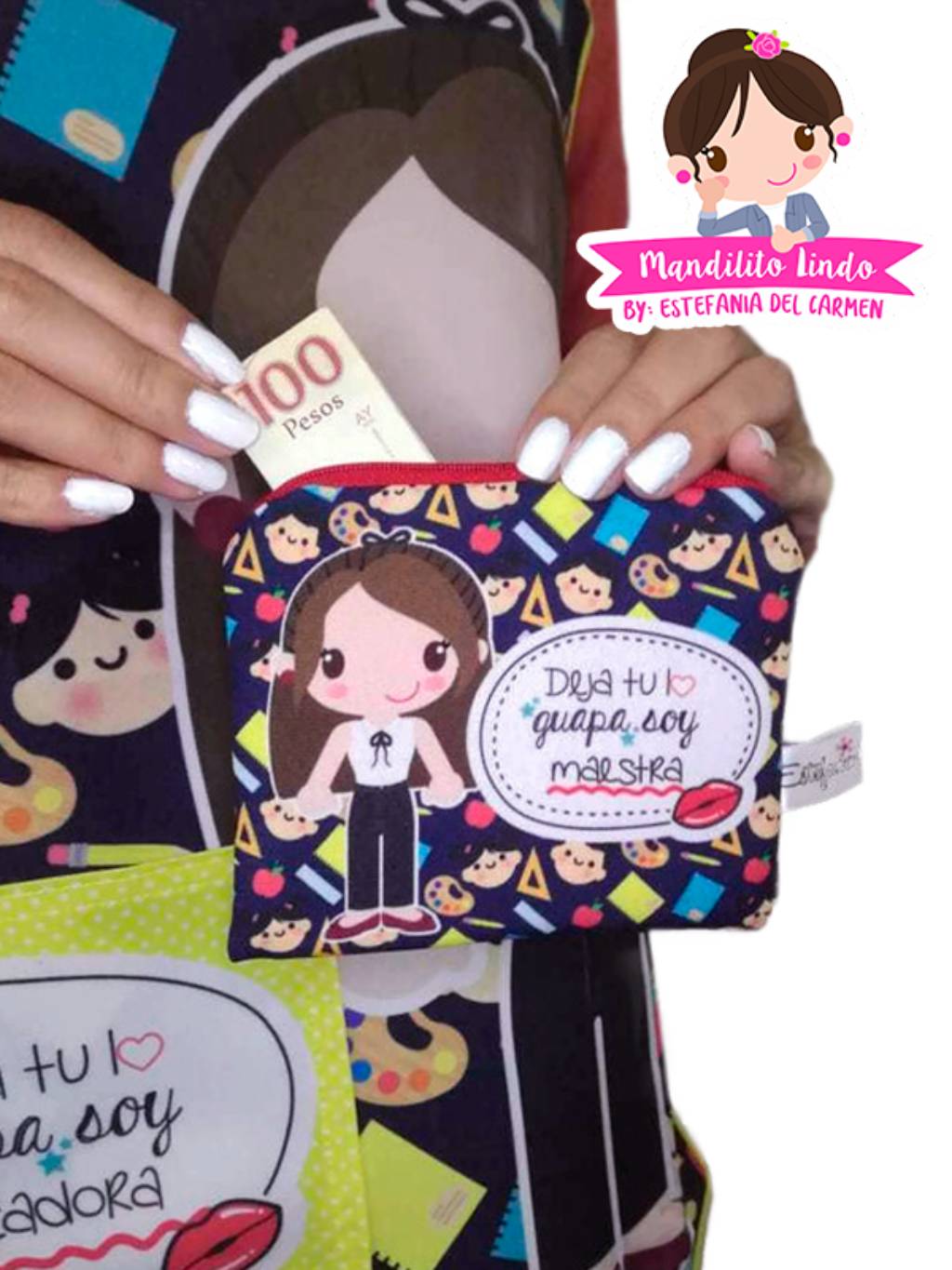 Monedero - Deja tu lo guapa, soy educadora. Marino