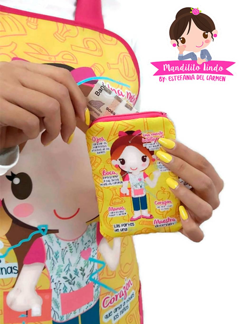 Monedero - las partes de una maestra