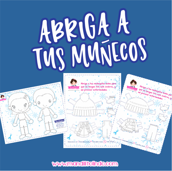 Material didáctico - abriga a tus muñecos
