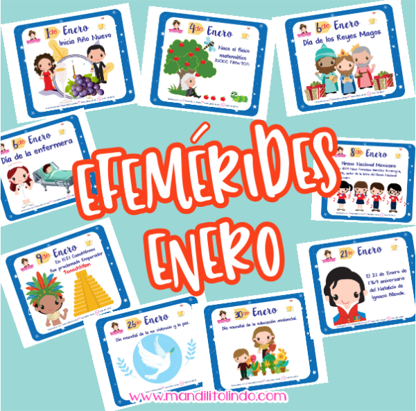 Material didáctico - efemérides enero