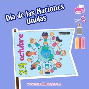 Banderín - día de las naciones unidas