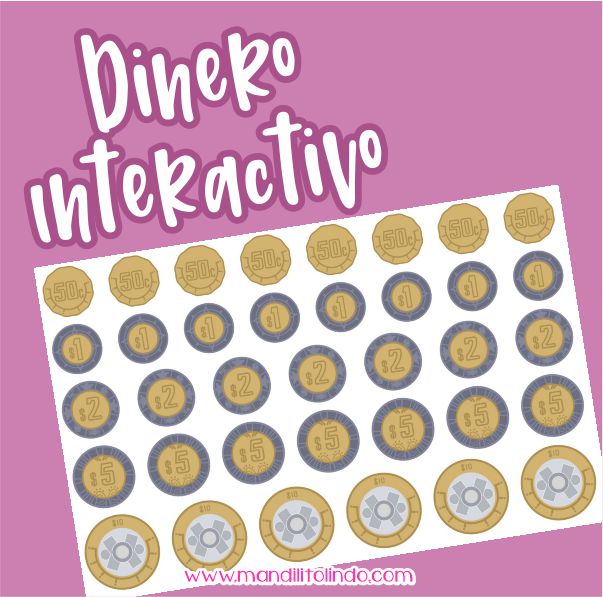 Material didáctico - dinero interactivo