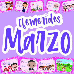 material didáctico 2020 - Efemerides marzo