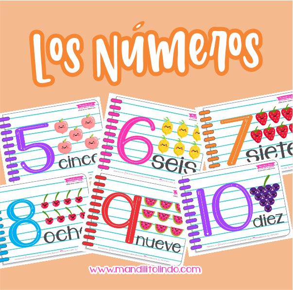 Material didáctico - los números