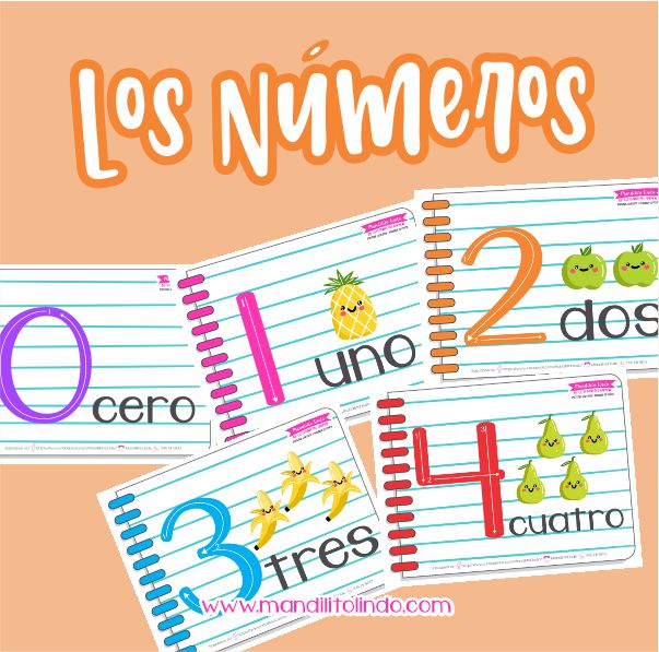 Material didáctico - los números
