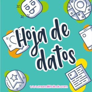 Material preescolar - Hoja de datos alumnitos