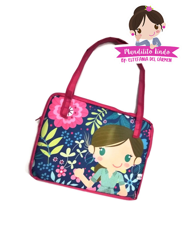 Funda para laptop - Flores