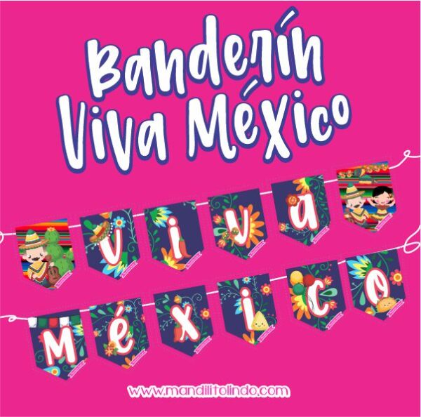 Banderín - Viva México