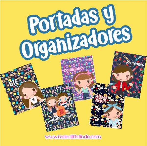 Material descargable - portadas y organizadores