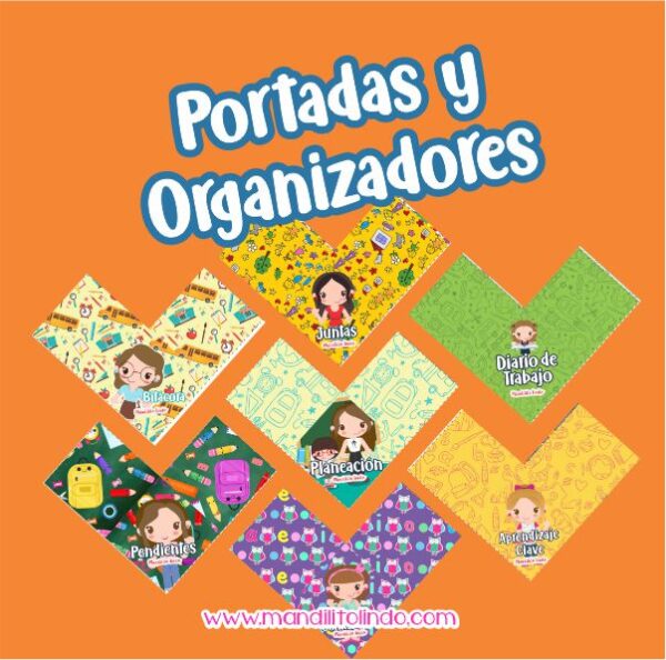 Material descargable - portadas y organizadores