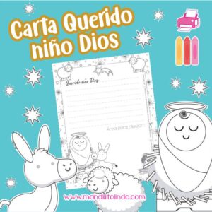 Material didáctico - Carta niño Dios