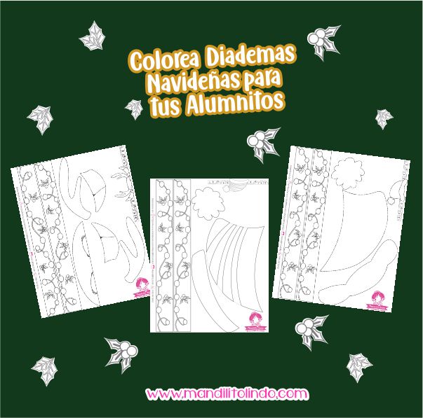 Material didactico - Colorea Diademas