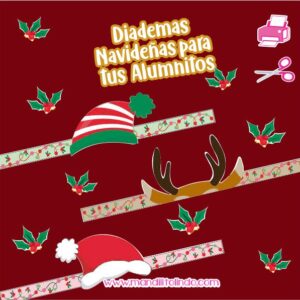 Material de descarga - diademas navideñas