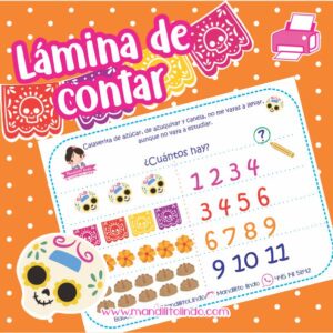 Material didáctico - Lamina de contar