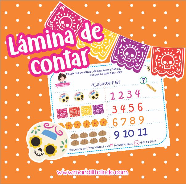 Material didáctico - Lamina de contar
