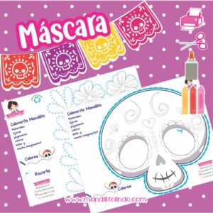 Material didáctico - Máscara Calavera