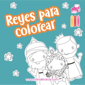 Material didáctico - Reyes para colorear