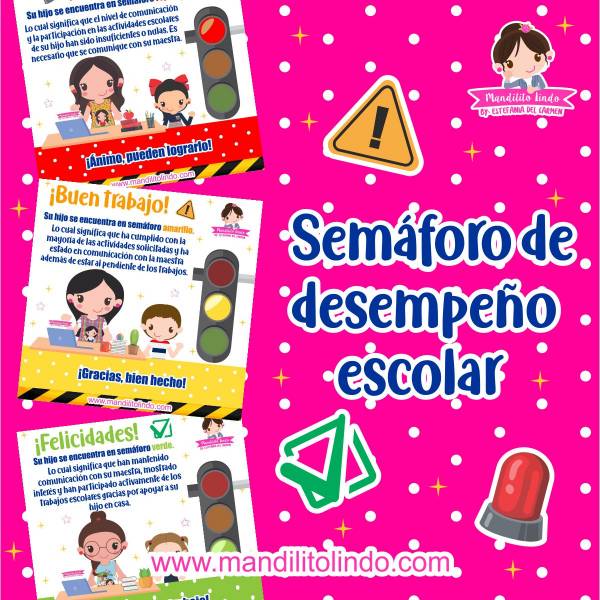 Semáforo de desempeño escolar