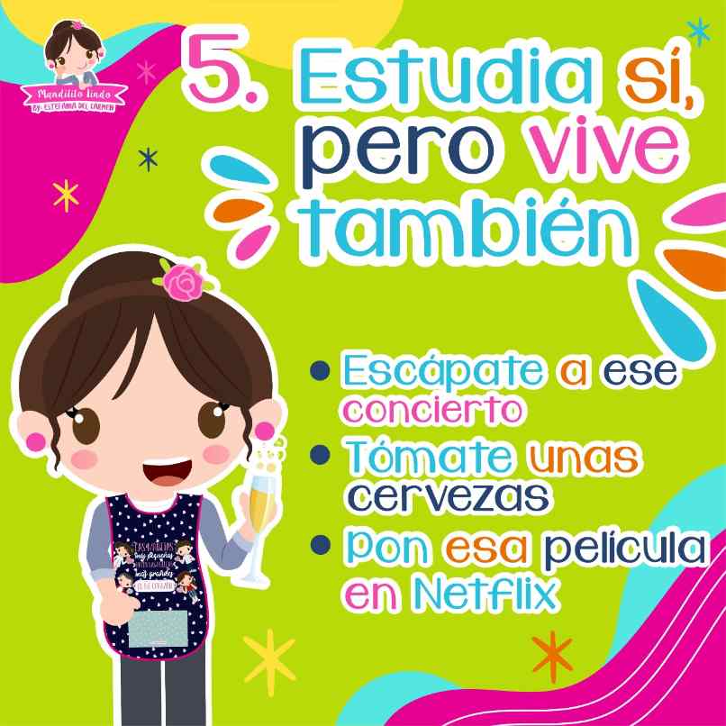 Estudía si, pero vive también, escápate a ese concierto