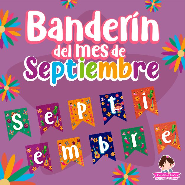 Banderín mes de septiembre