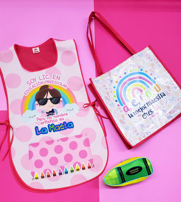 Bata +bolsa + lapicera