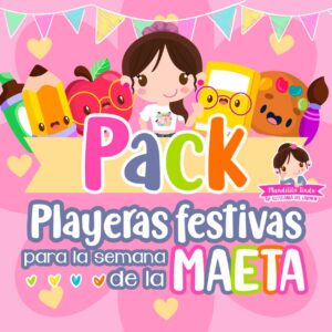 Pack de 6 playeras - Pack 6 playeras festivas