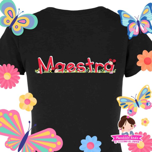 Playera Primavera- Mariposa Catarina