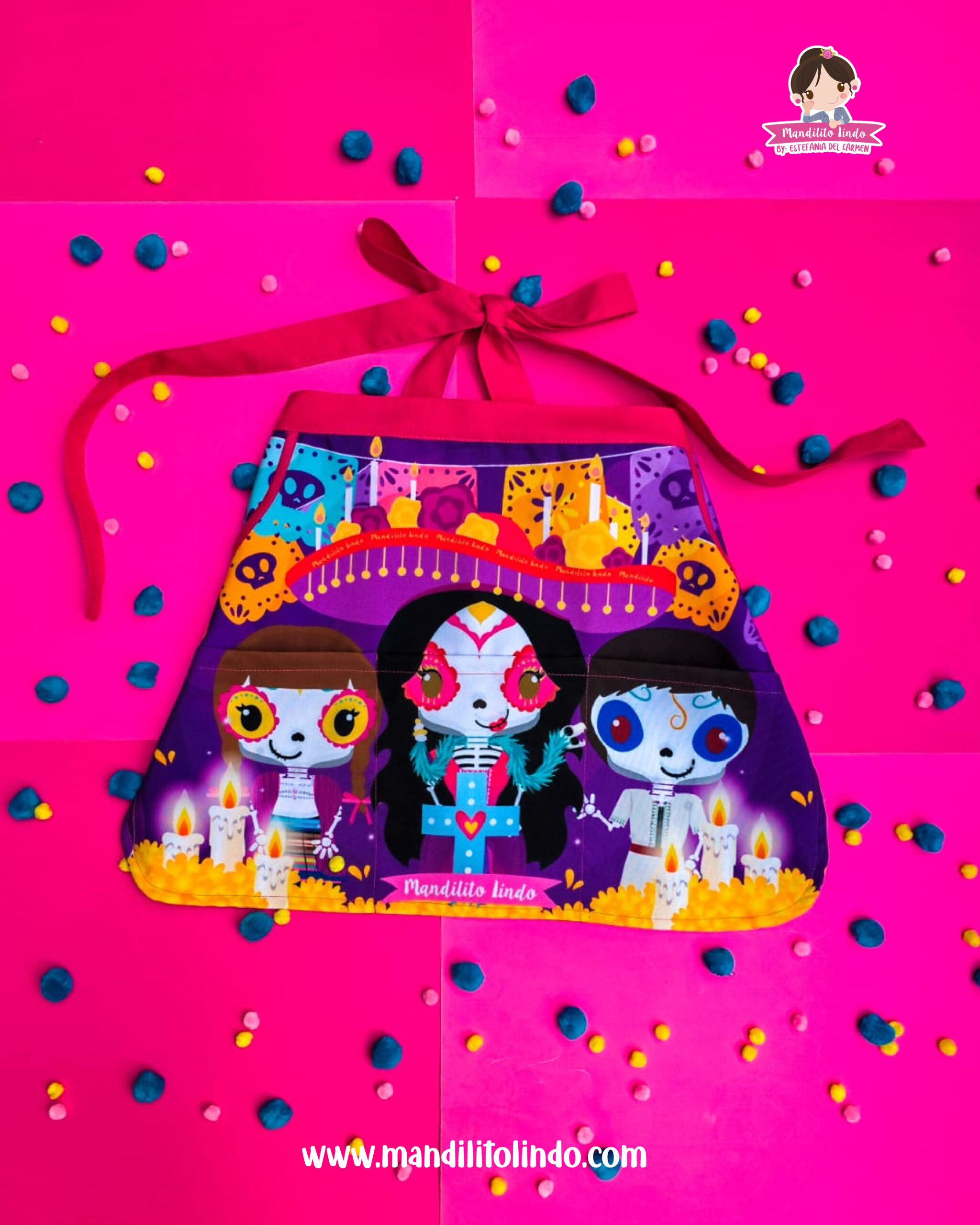 Medio Mandil- Catrina Niños - Image 2