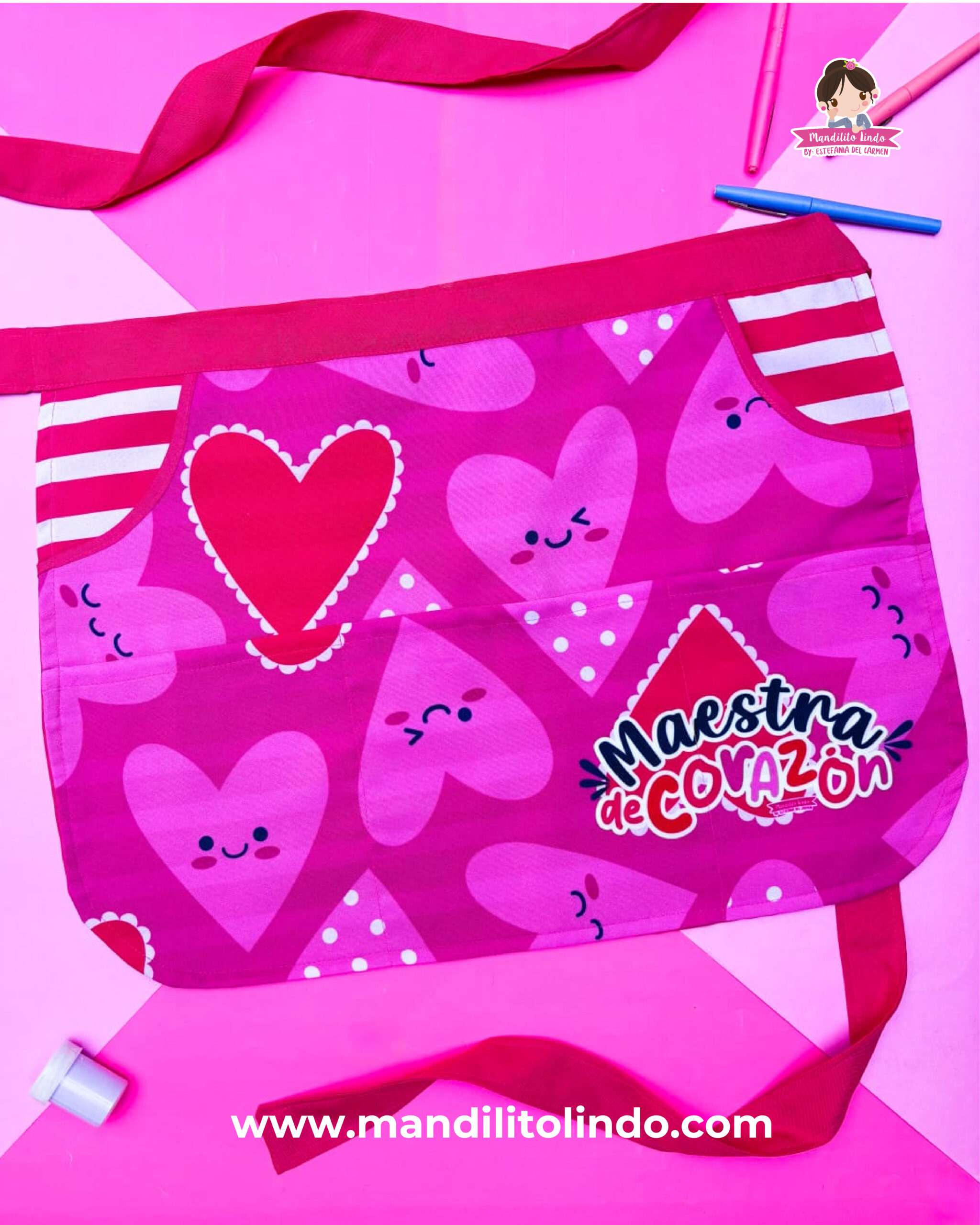 Medio Mandil- Maestra de corazón