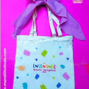 Bolsa Tote Bag - Enseñando dulces corazones